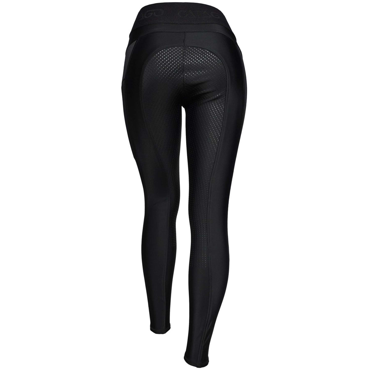 Catago Legging de Equitación Troy Full Grip Negro