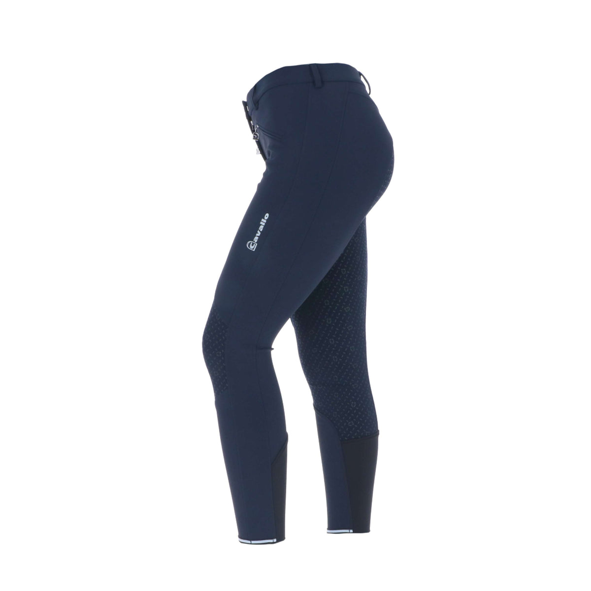 Cavallo Pantalón de Equitación Caja Grip Azul Profundo/Azul Oscuro