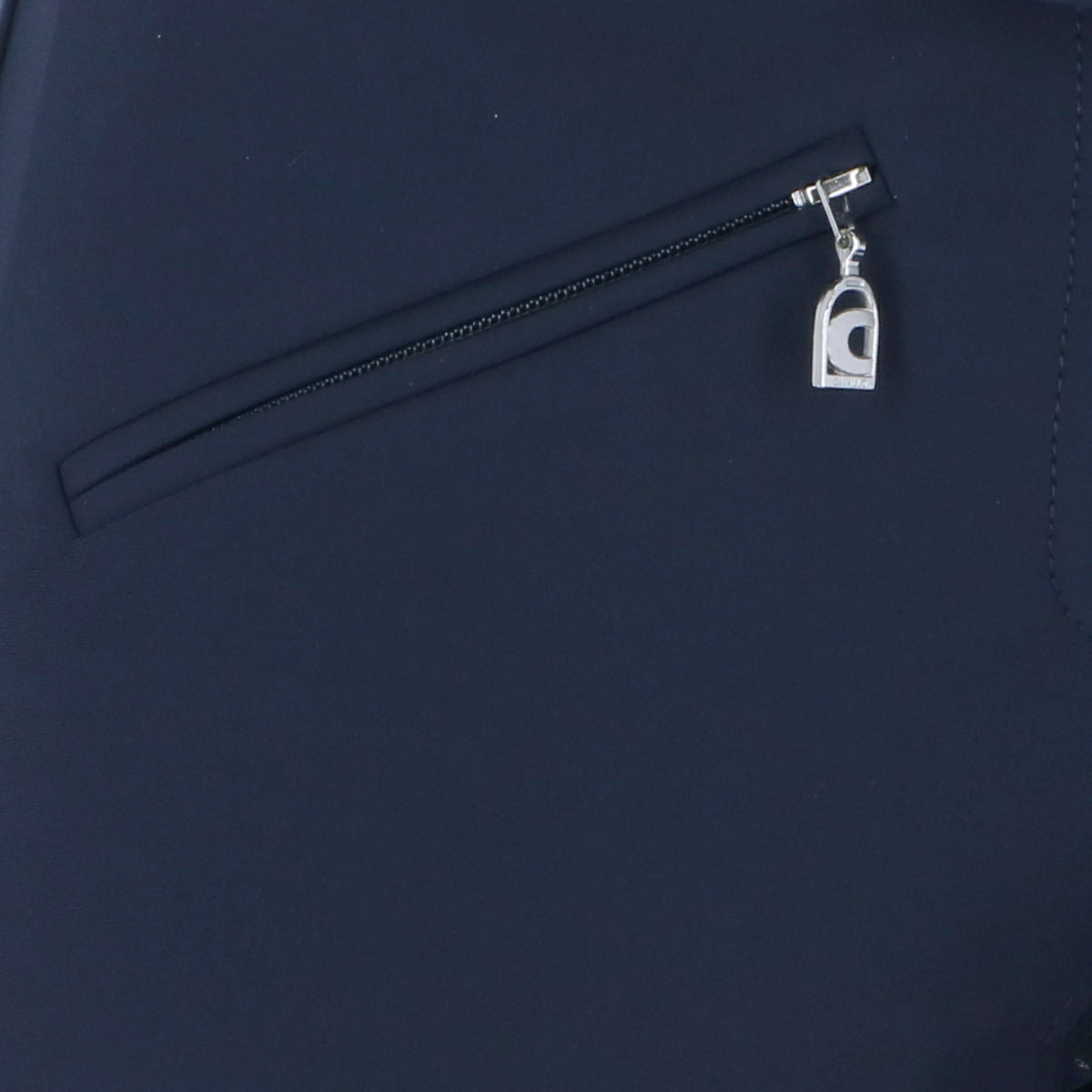 Cavallo Pantalón de Equitación Caja Grip Azul Profundo/Azul Oscuro