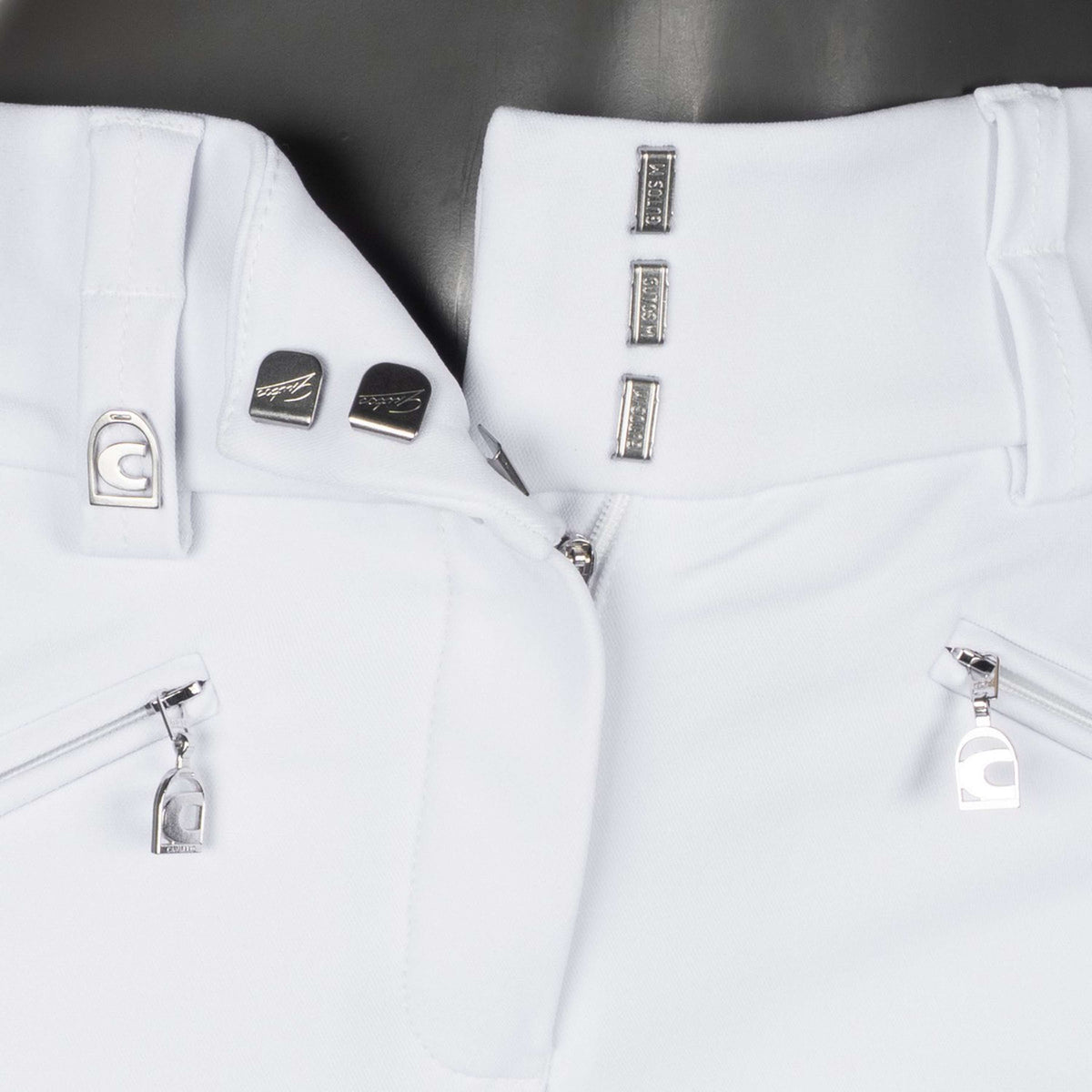 Cavallo Pantalón de Equitación Caja Grip Hi Waist Blanco