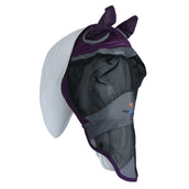 Shires Máscara para Moscas Deluxe con Orejas y Nariz Morado