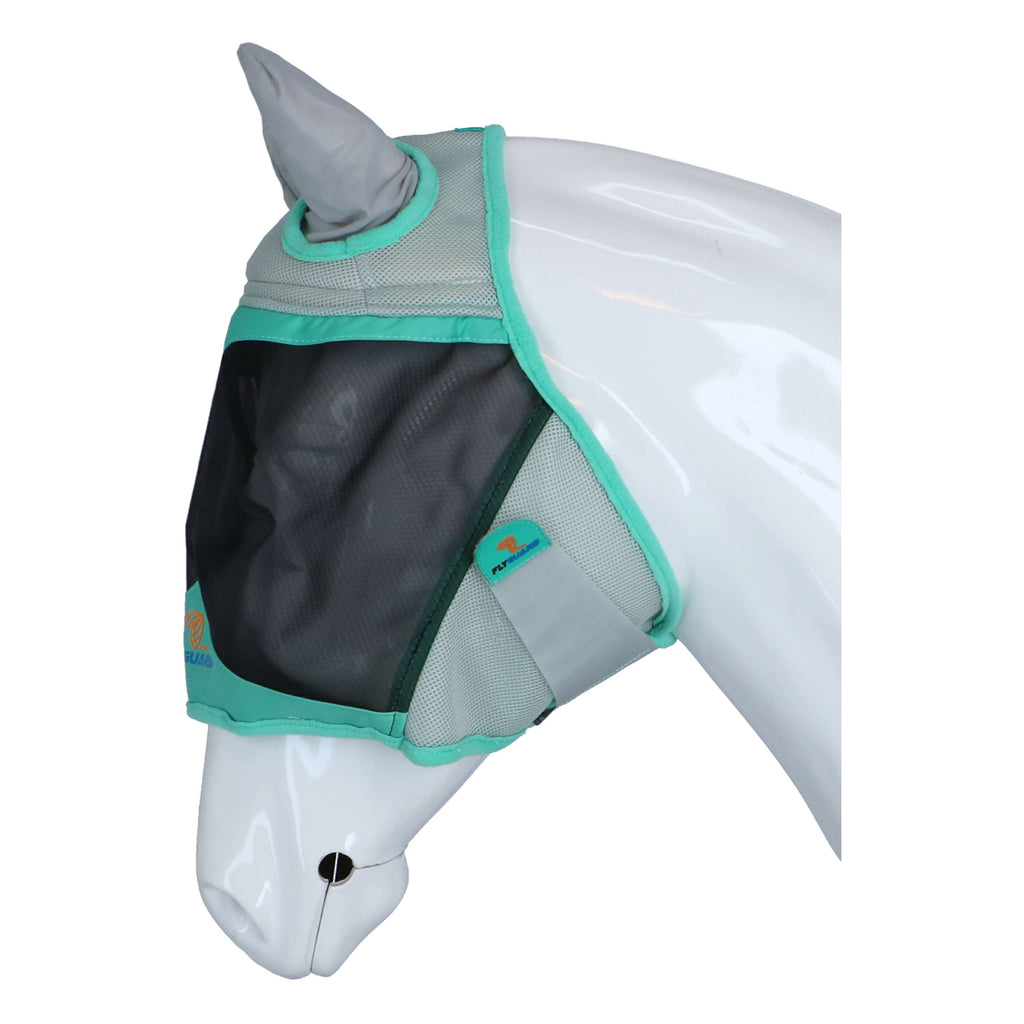 Shires Máscara Antimoscas Air Motion con Orejas Aqua