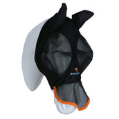 Shires Máscara Antimoscas Stretch con Nariz Negro azabache
