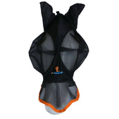 Shires Máscara Antimoscas Stretch con Nariz Negro azabache