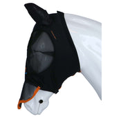 Shires Máscara Antimoscas Stretch con Nariz Negro azabache