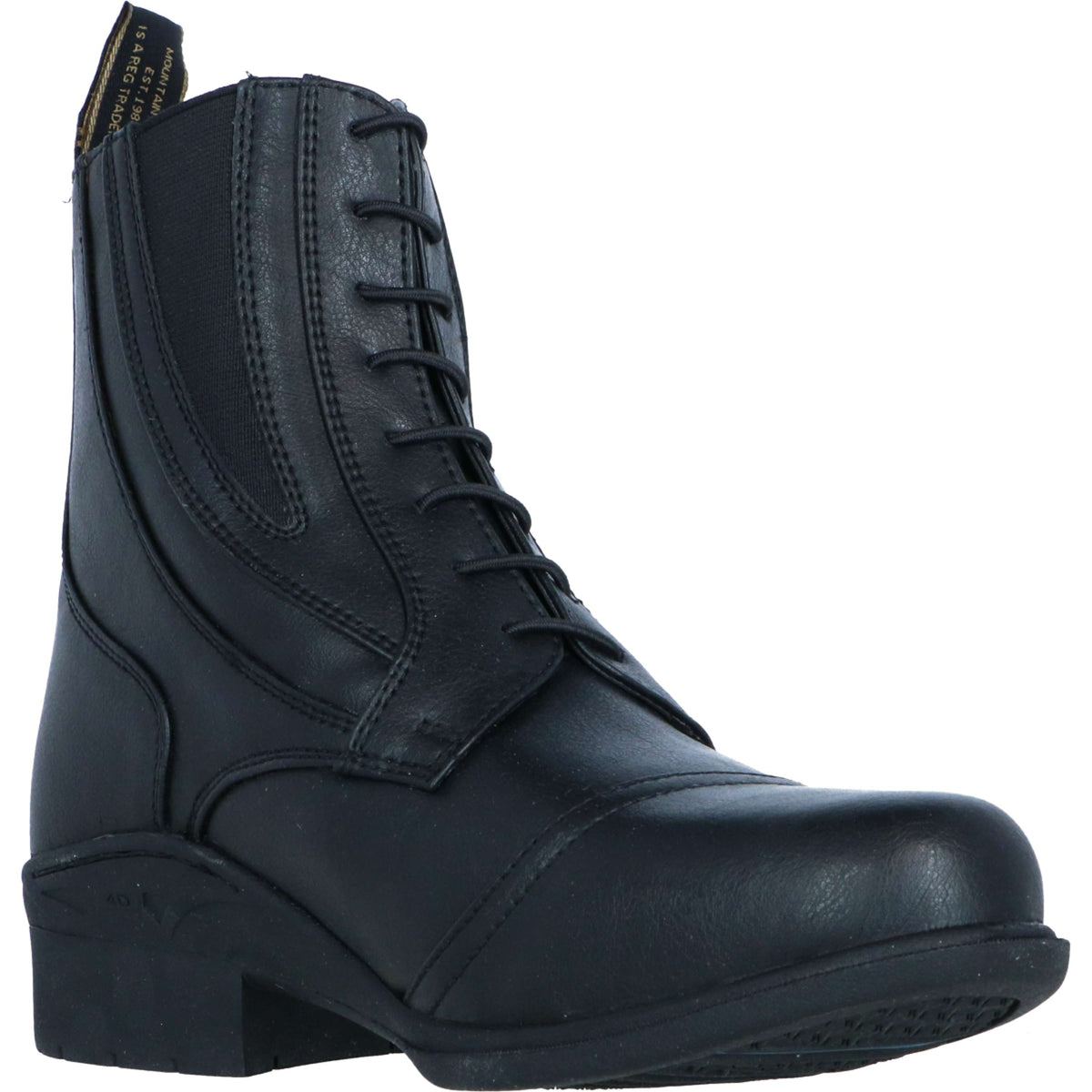 Mountain Horse Jodhpur Veganza Side Zip Paddock Negro