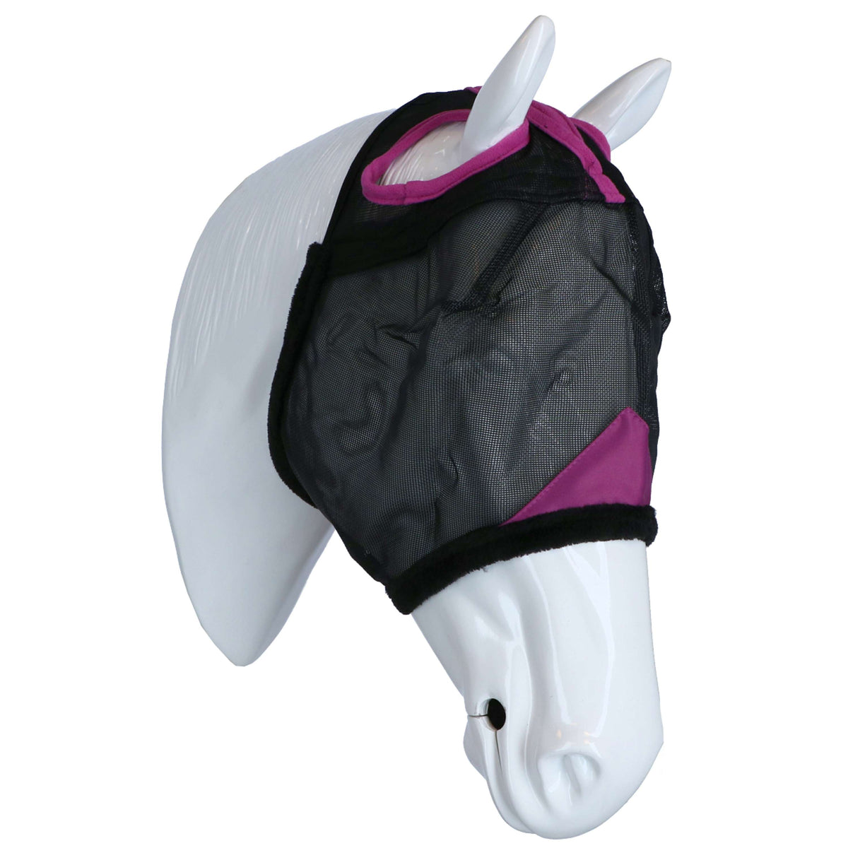 Weatherbeeta Máscara para Moscas Comfitec Deluxe Durable Mesh Negro Morado