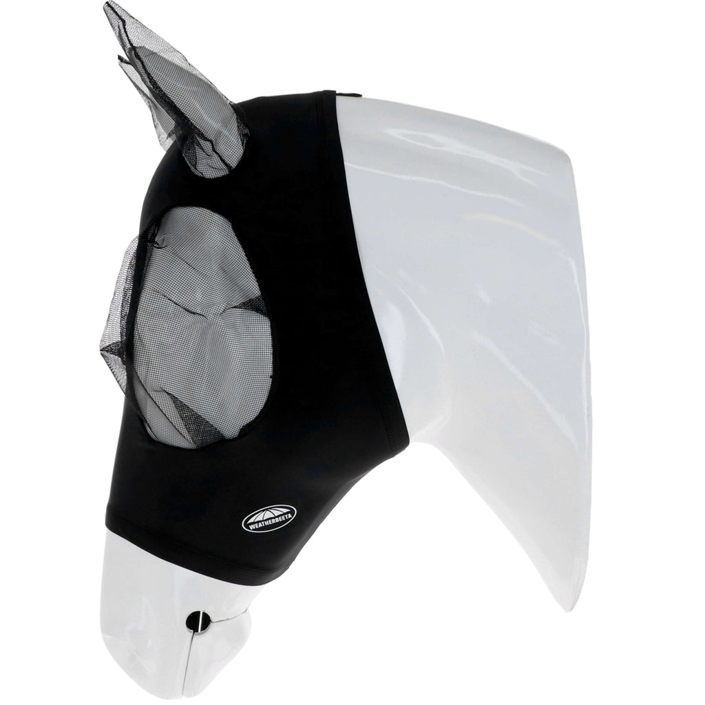 WeatherBeeta Máscara para Moscas Deluxe Stretch Bug con Orejas Negro