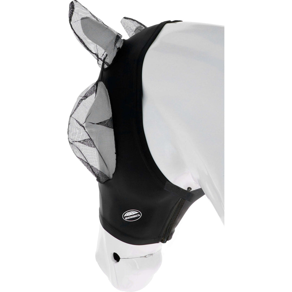 WeatherBeeta Máscara para Moscas Deluxe Stretch Bug con Orejas Negro
