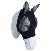 Weatherbeeta Máscara para Moscas Deluxe Stretch Bug con Orejas Azul marino/Negro