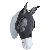 Weatherbeeta Máscara Antimoscas Deluxe Stretch Bug con Orejas Gris/Negro