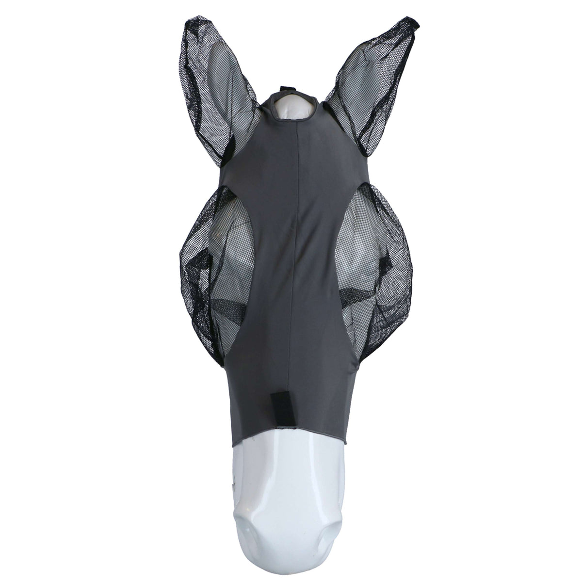 Weatherbeeta Máscara Antimoscas Deluxe Stretch Bug con Orejas Gris/Negro
