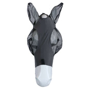 Weatherbeeta Máscara Antimoscas Deluxe Stretch Bug con Orejas Gris/Negro