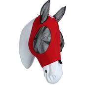 Weatherbeeta Máscara para Moscas Deluxe Stretch Bug con Orejas Rojo/Negro