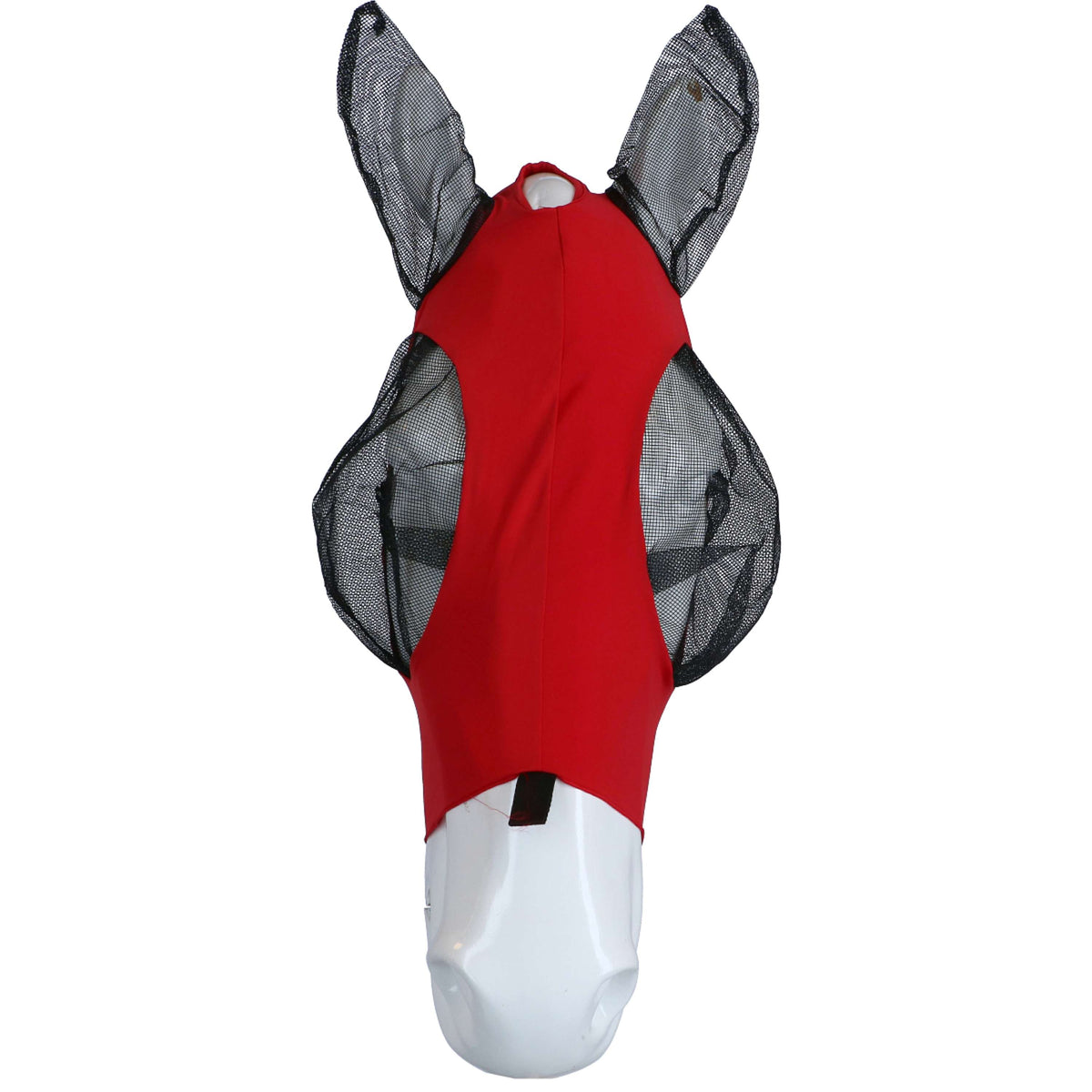 Weatherbeeta Máscara para Moscas Deluxe Stretch Bug con Orejas Rojo/Negro