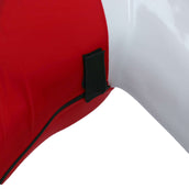 Weatherbeeta Máscara para Moscas Deluxe Stretch Bug con Orejas Rojo/Negro