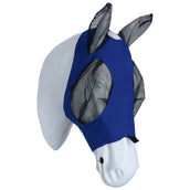 Weatherbeeta Máscara para Moscas Deluxe Stretch Bug con Orejas Azul real/Negro