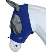 Weatherbeeta Máscara para Moscas Deluxe Stretch Bug con Orejas Azul real/Negro