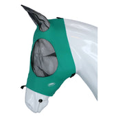 Weatherbeeta Máscara para Moscas Deluxe Stretch Bug con Orejas Turquesa/Negro
