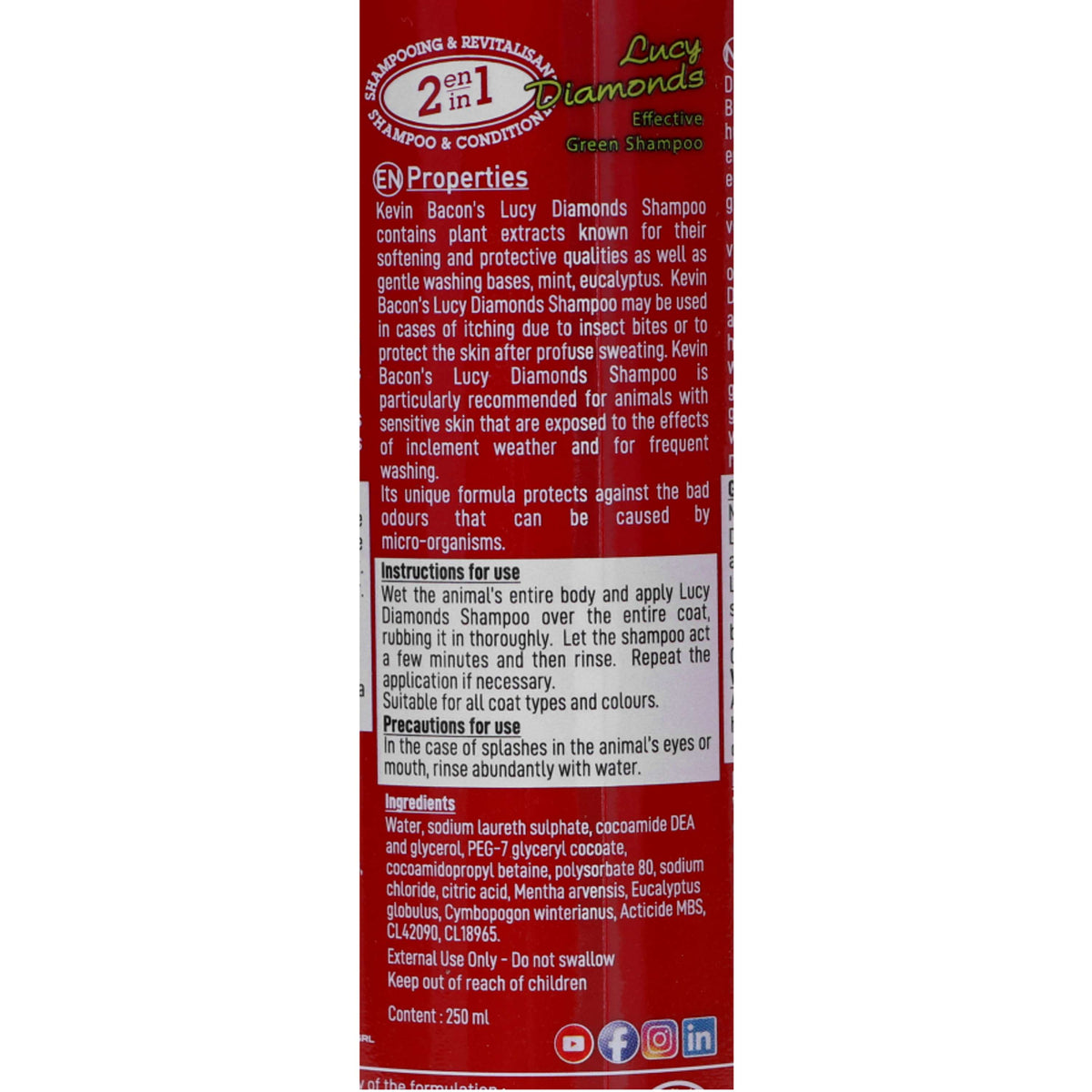 Kevin Bacons Champú Verde Lucy Diamonds