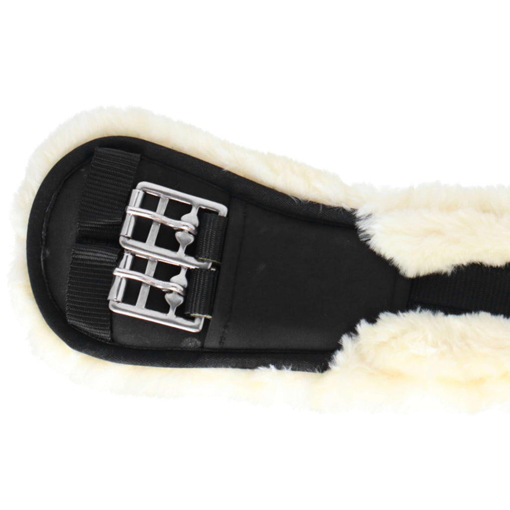 Covalliero Cincha Faux Fur Negro
