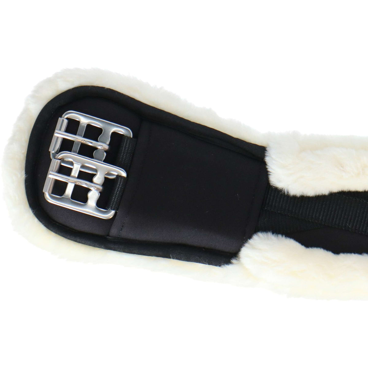 Covalliero Cincha Faux Fur Negro