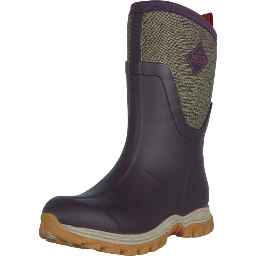 Muck Boot Arctic Sport II Mid Mujer Bordeaux/Tweed