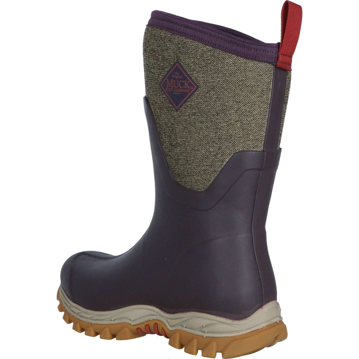 Muck Boot Arctic Sport II Mid Mujer Bordeaux/Tweed