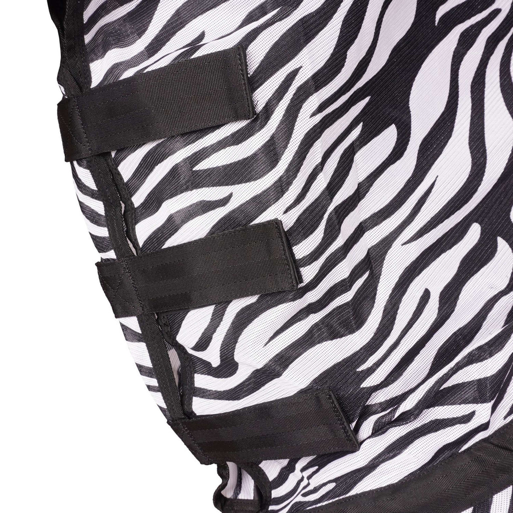 Waldhausen Manta antimoscas para montar Zebra con Flecos Zebra