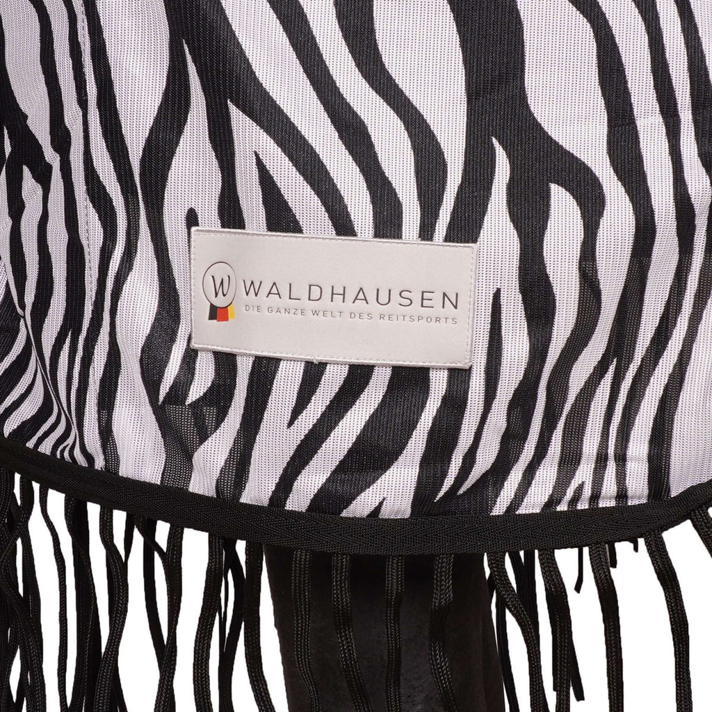Waldhausen Manta antimoscas para montar Zebra con Flecos Zebra