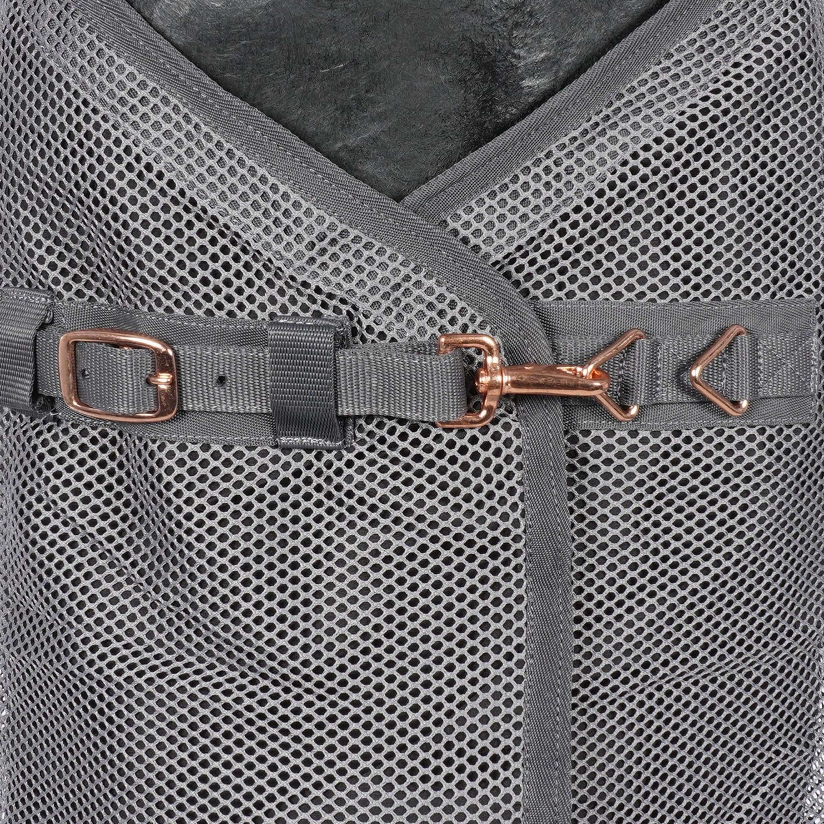 Waldhausen Manta Antimoscas Comfort con Sobrecinchas Cruzadas Gris