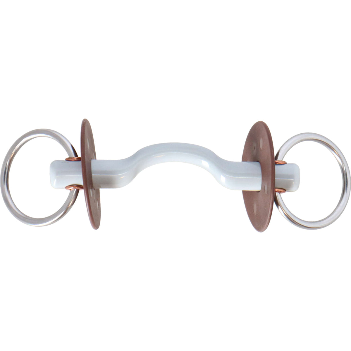 Beris Mordaza de Anilla Suelta 6cm 18mm con Puente Duro para la Lengua