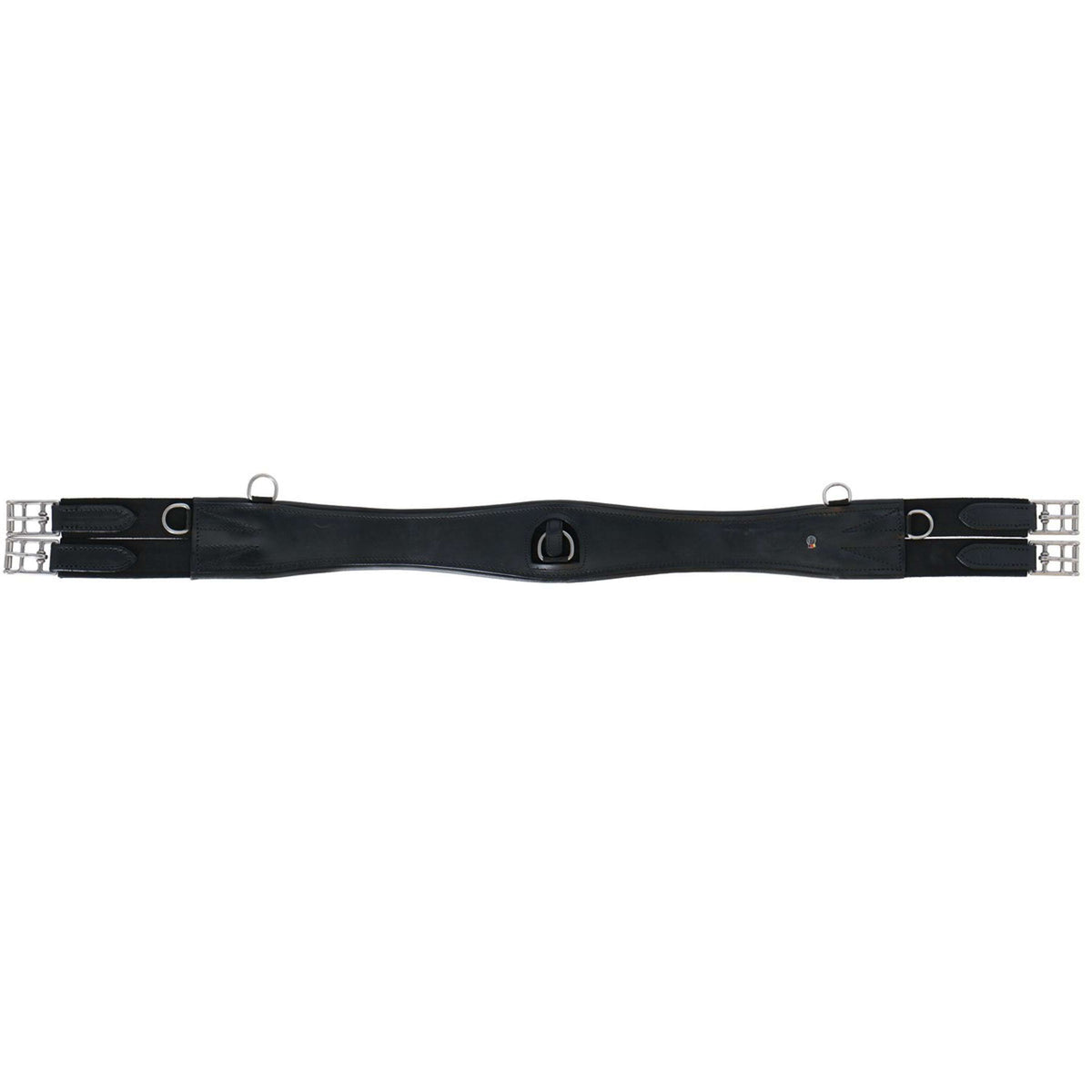 Waldhausen Cincha de Cuero con Anillo Negro