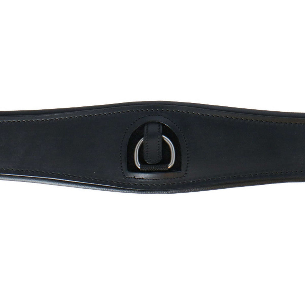 Waldhausen Cincha de Cuero con Anillo Negro