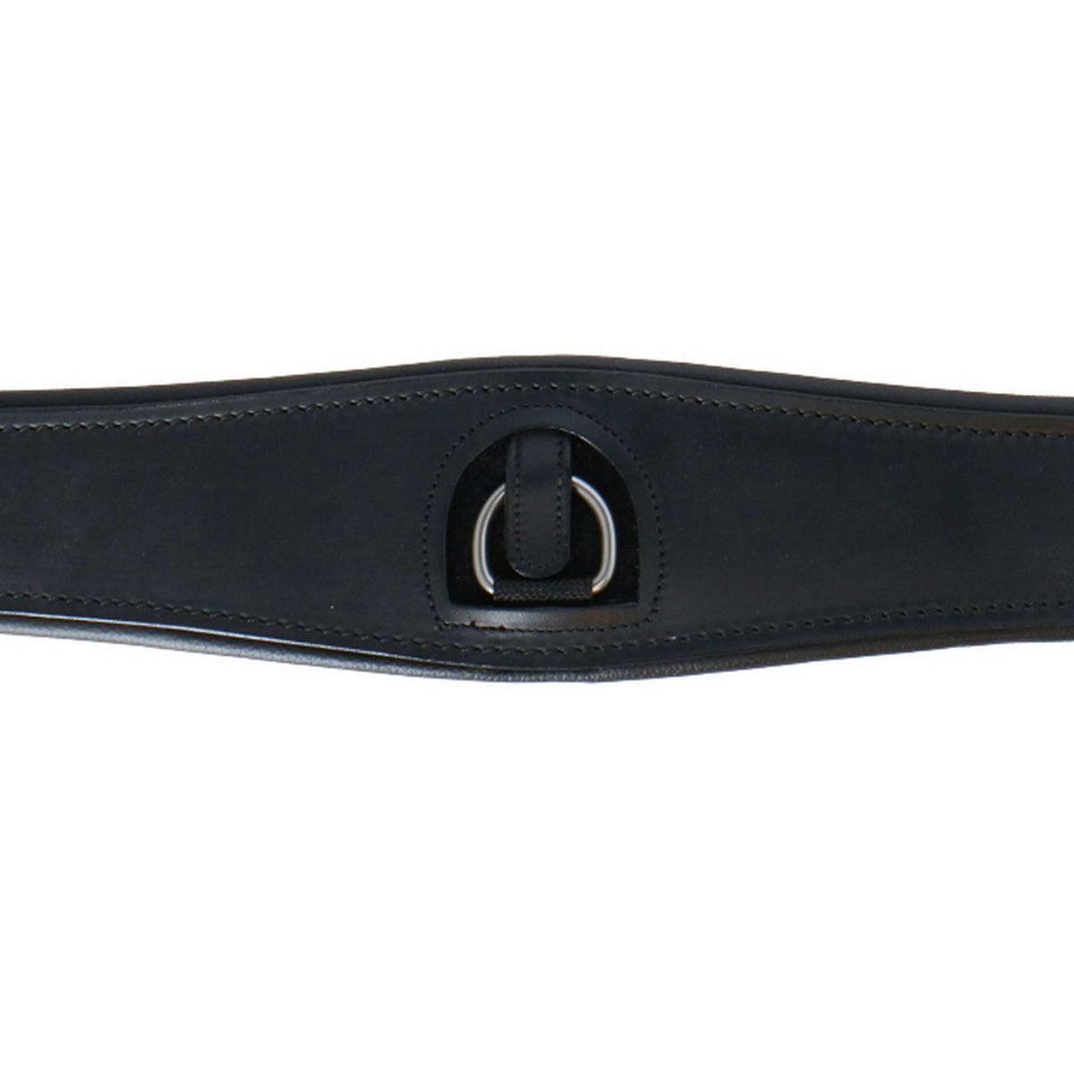 Waldhausen Cincha de Cuero con Anillo Negro