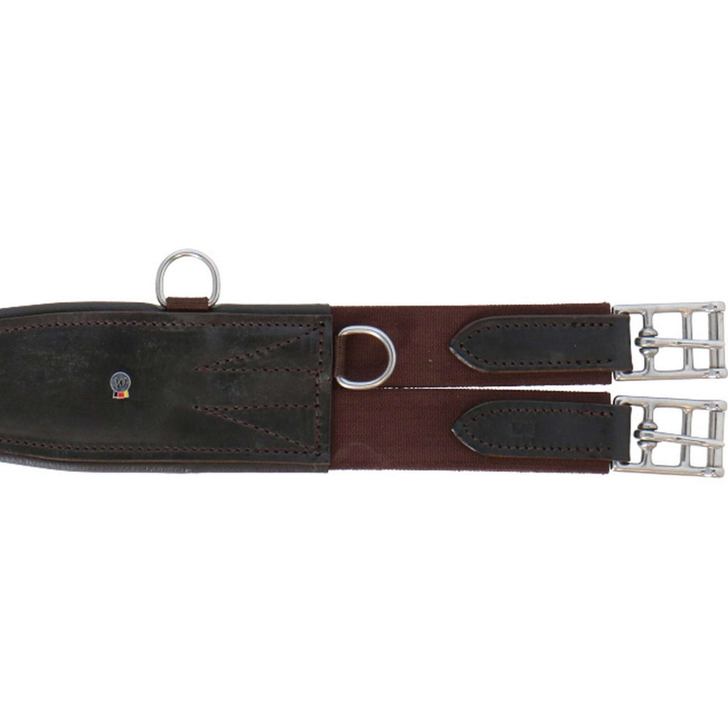 Waldhausen Cincha de Cuero con Anillo Marron