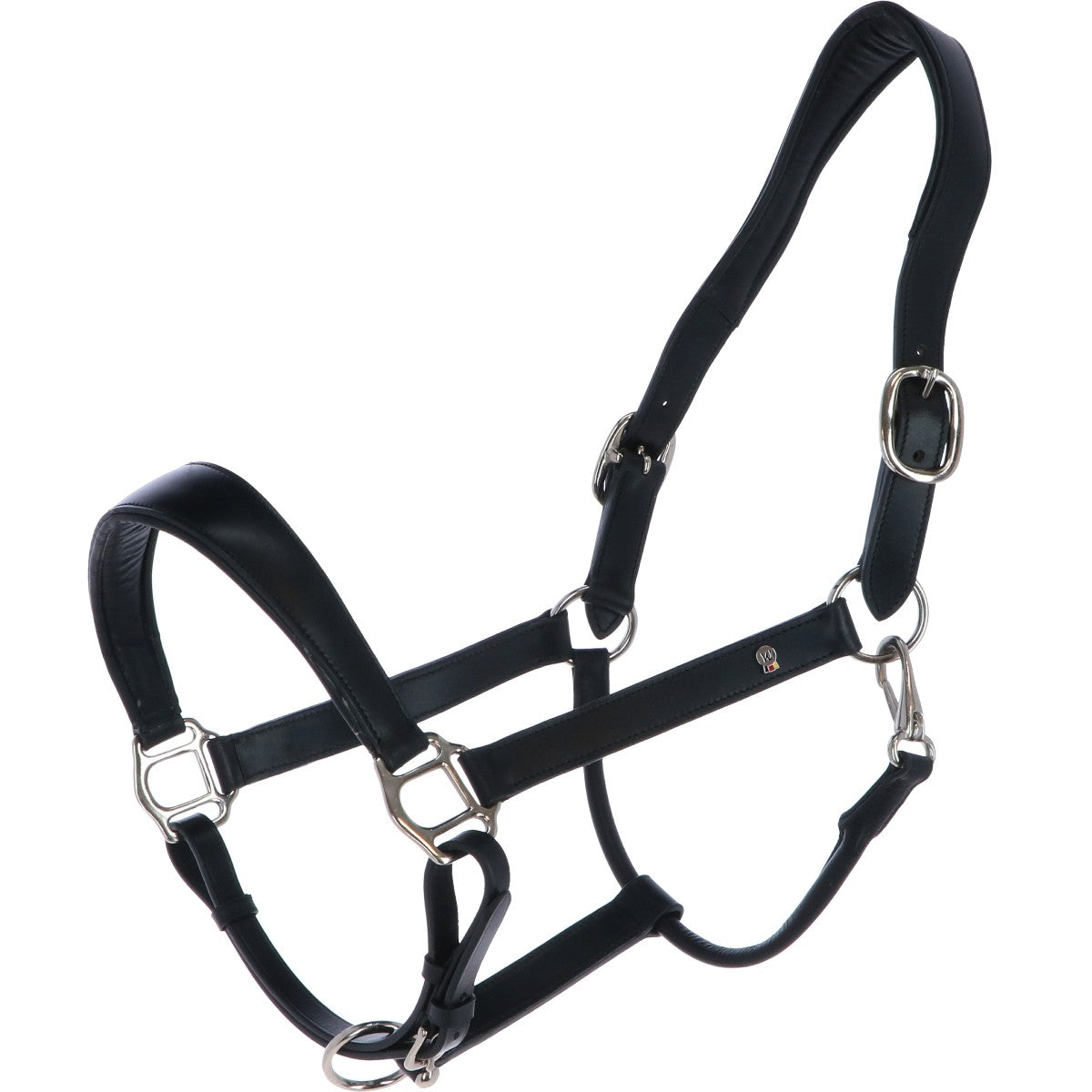 Waldhausen Cabezada X-Line Anatomic Leder Negro