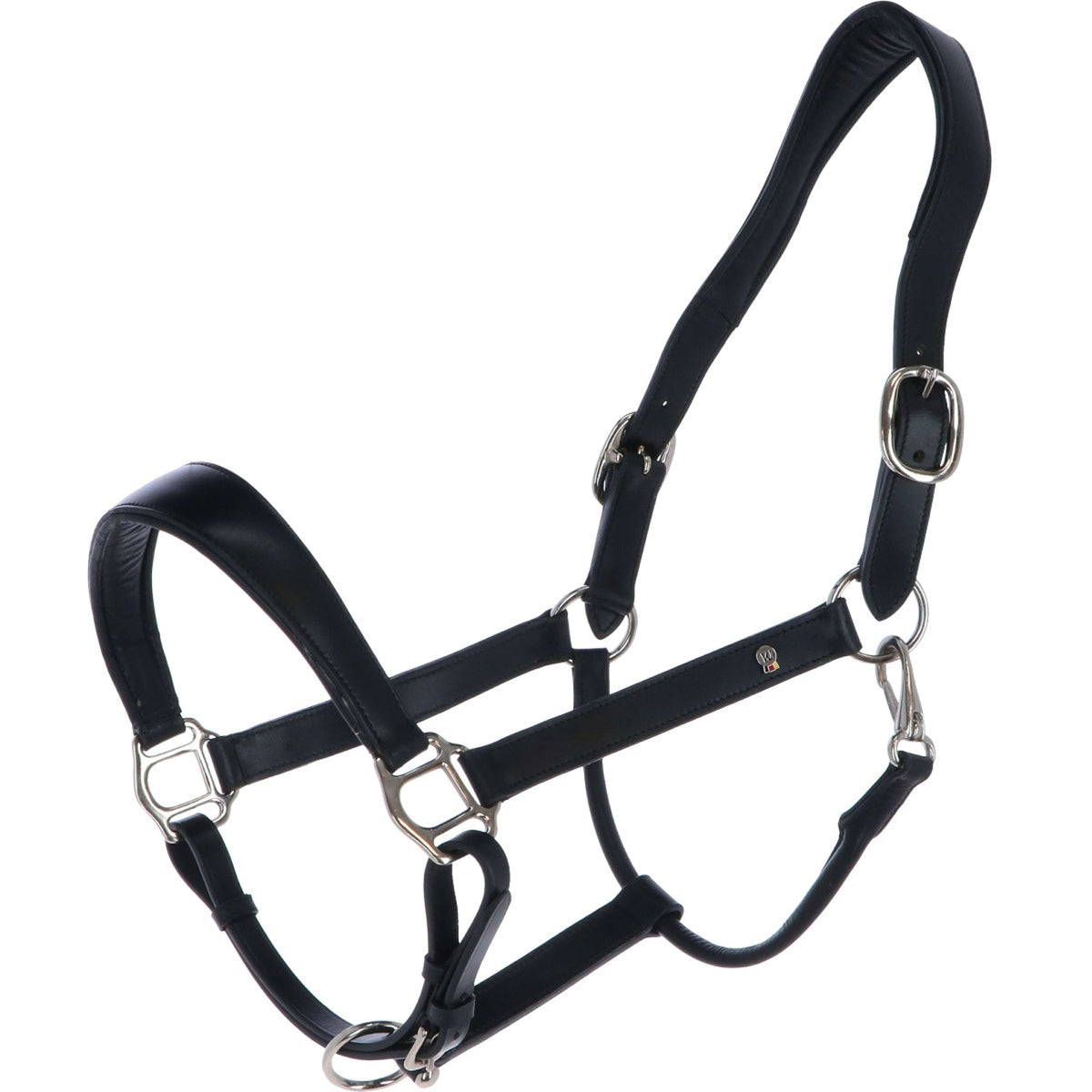 Waldhausen Cabezada X-Line Anatomic Leder Negro