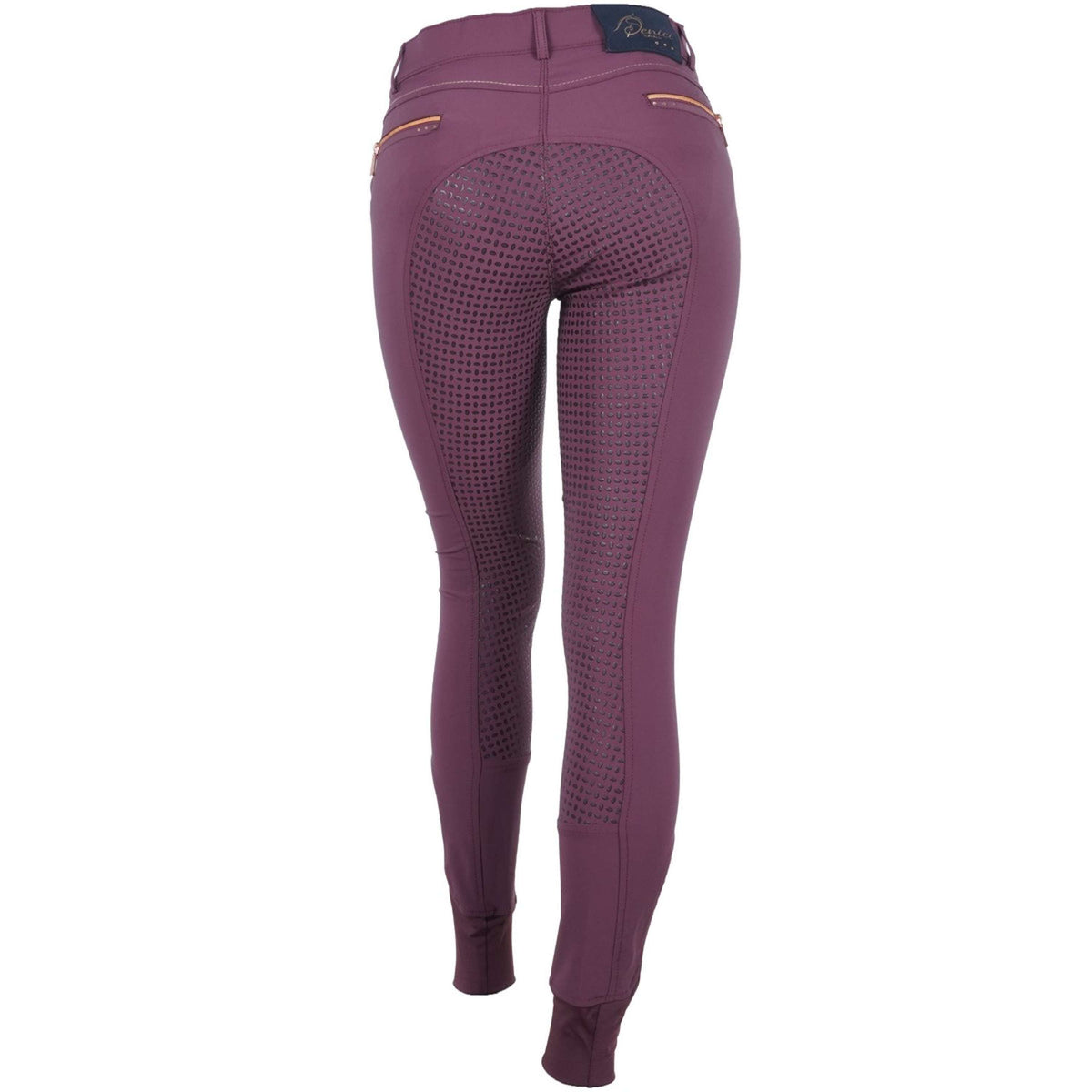 Harry's Horse Pantalón de Equitación Denici Cavalli Maroon Full Grip Bordeaux