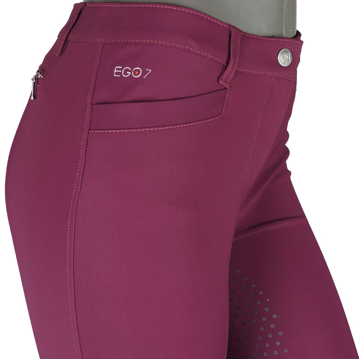 Ego7 Pantalón de Equitación Dressage FG Bordeaux