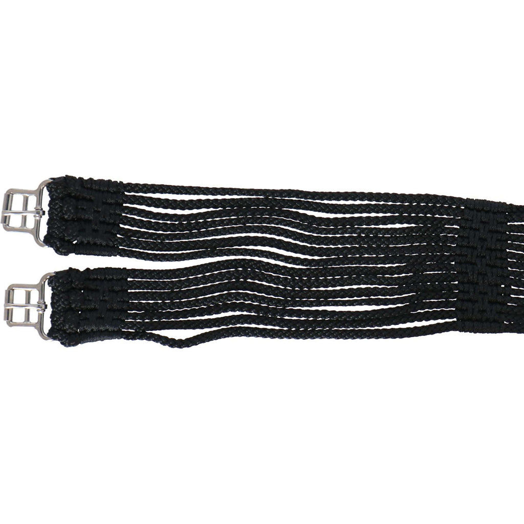 Stübben Cinturón de Cordón Hebilla de Acero Inoxidable Negro