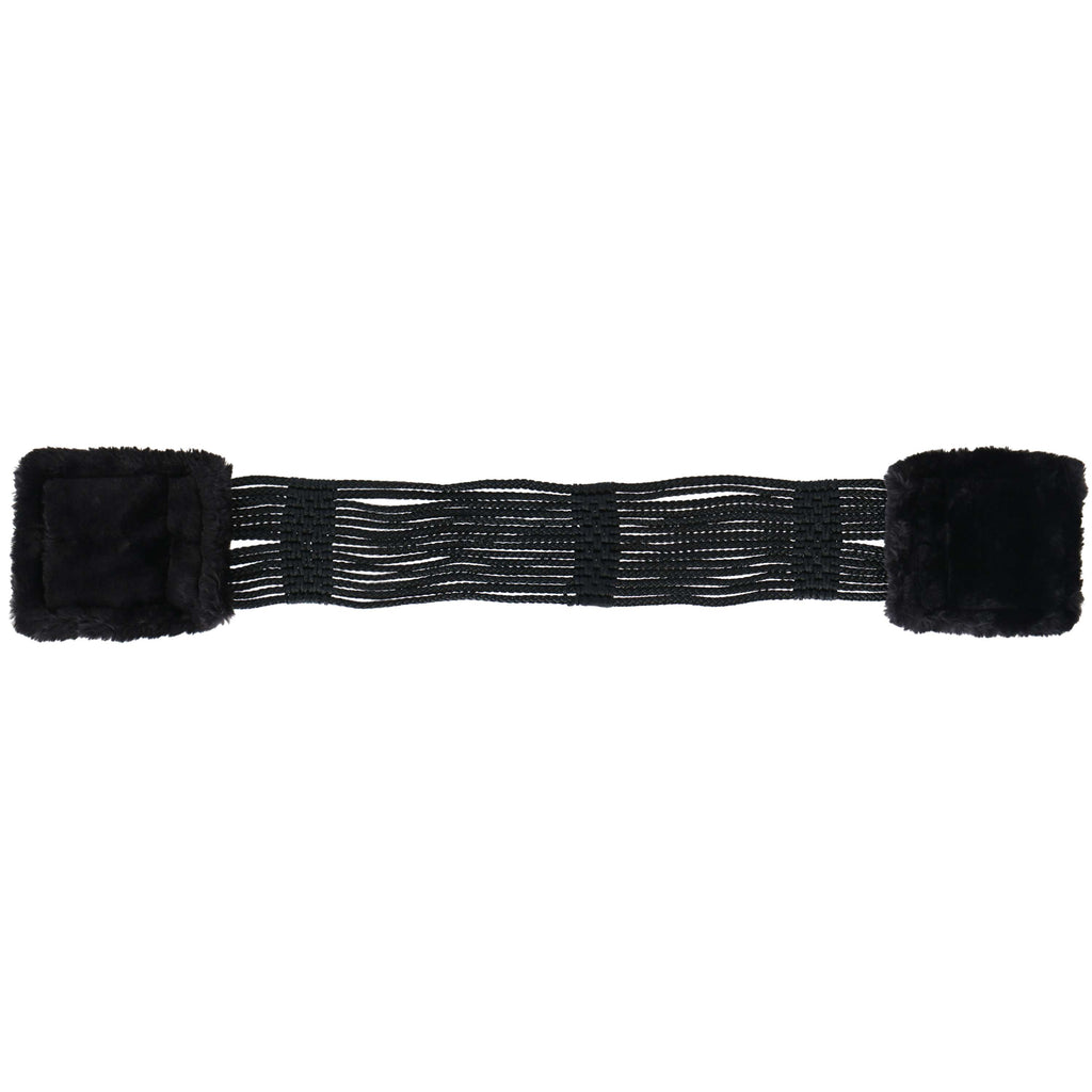 Stübben Cinturón de Cordón con Hebillas de Acero Inoxidable Acolchadas Negro