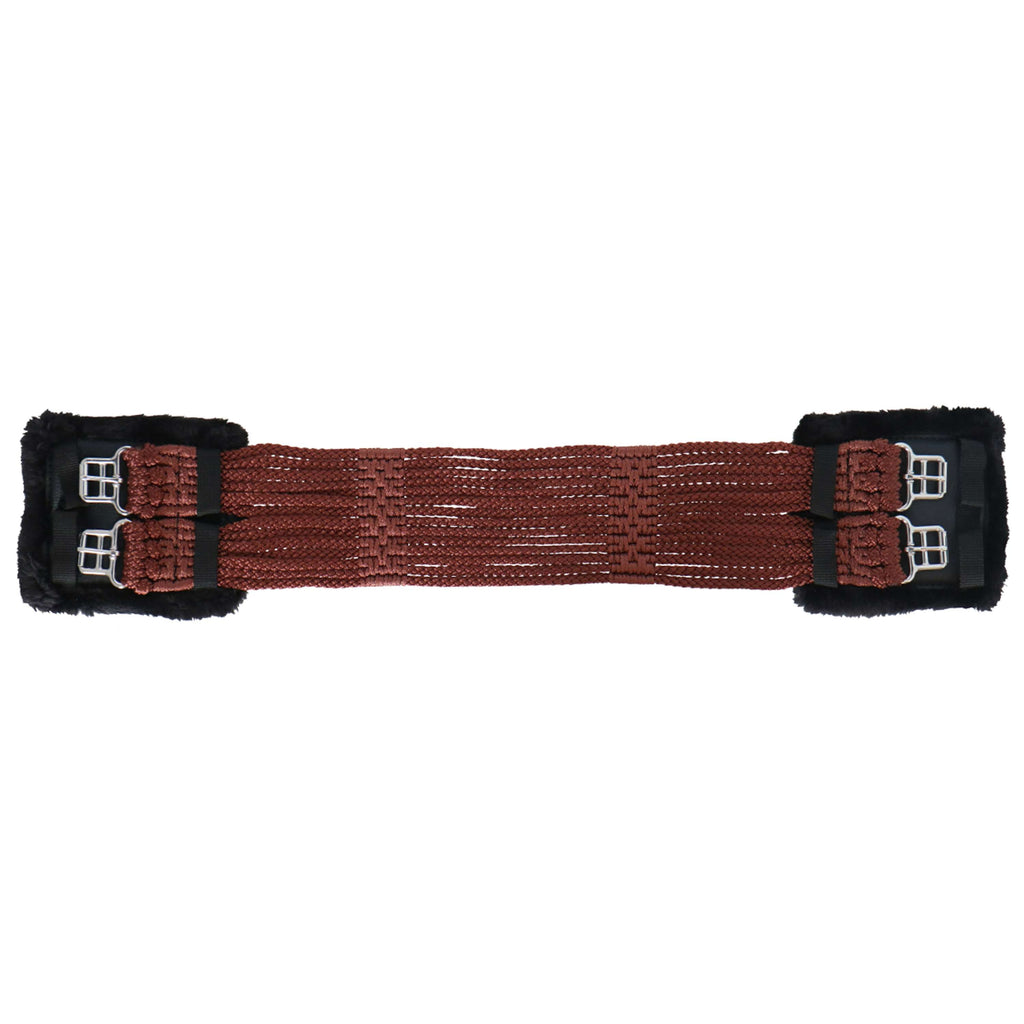 Stübben Cinturón de Cordón con Hebillas de Acero Inoxidable Acolchadas Marron