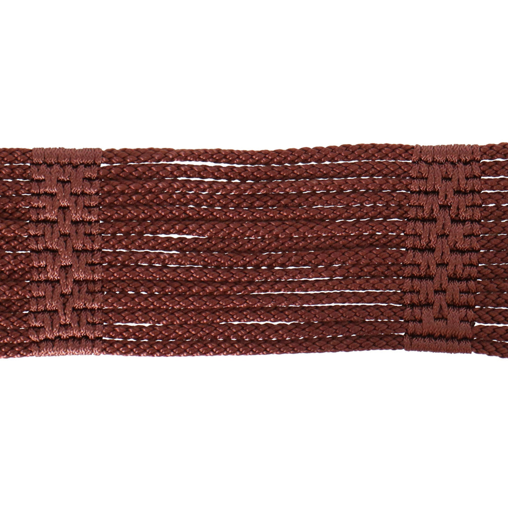 Stübben Cinturón de Cordón con Hebillas de Acero Inoxidable Acolchadas Marron