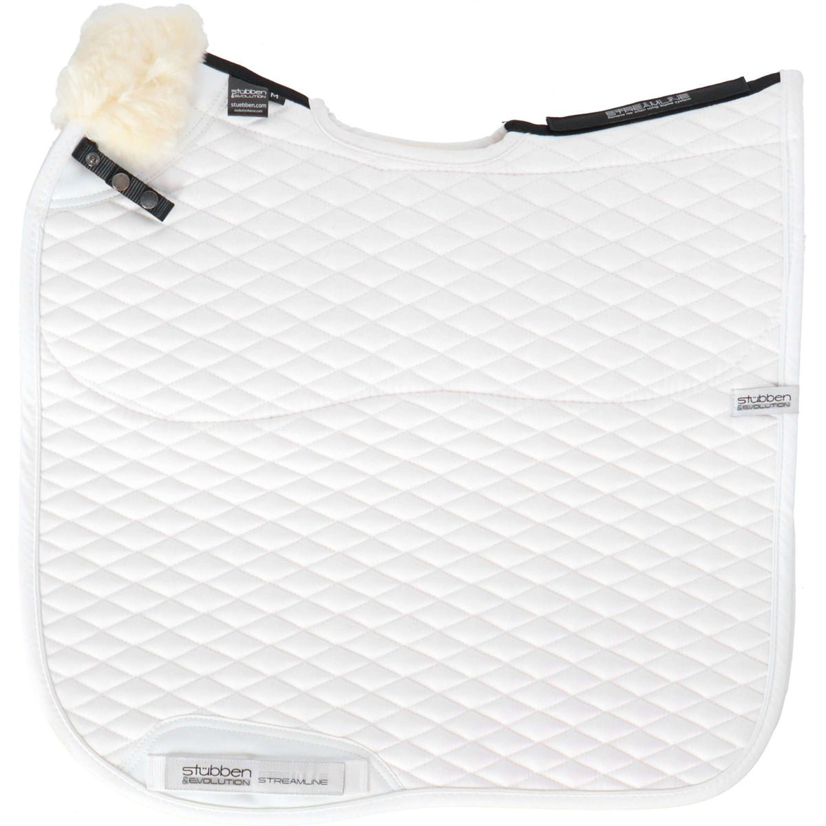 Stübben Mantilla Streamline Doma de piel de cordero Blanco