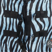 HKM Manta Antimoscas Zebra con cuello Aqua/Negro