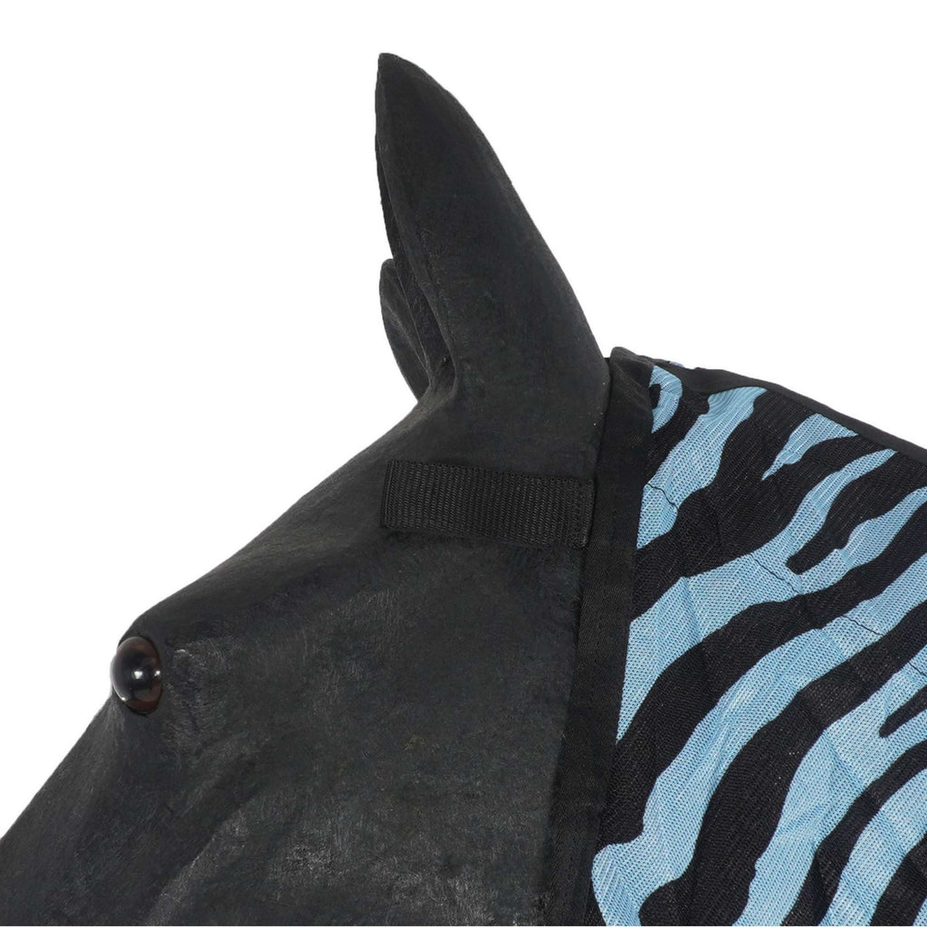 HKM Manta Antimoscas Zebra con cuello Aqua/Negro