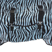 HKM Manta Antimoscas Zebra con cuello Aqua/Negro