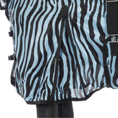 HKM Manta Antimoscas Zebra con cuello Aqua/Negro