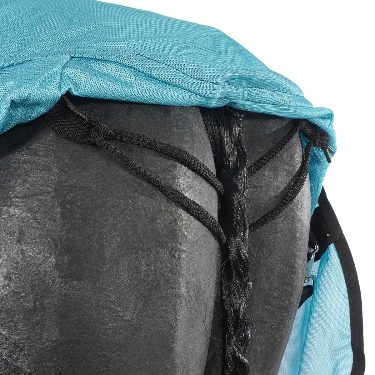 HKM Manta Antimoscas Aqua con cuello Aqua